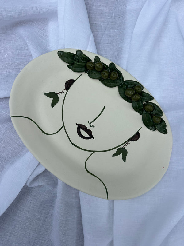 Large Oval Platter ~ Patrizia Italiano ~ Oliva
