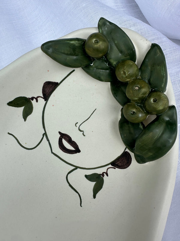 Extra Large Oval Platter ~ Patrizia Italiano ~ Oliva