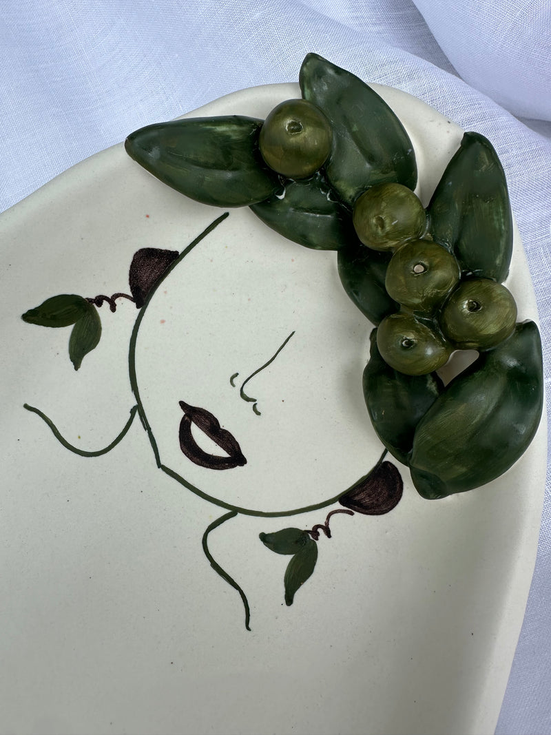 Extra Large Oval Platter ~ Patrizia Italiano ~ Oliva