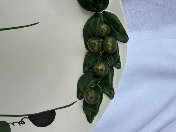 Extra Large Round Platter ~ Patrizia Italiano ~ Oliva