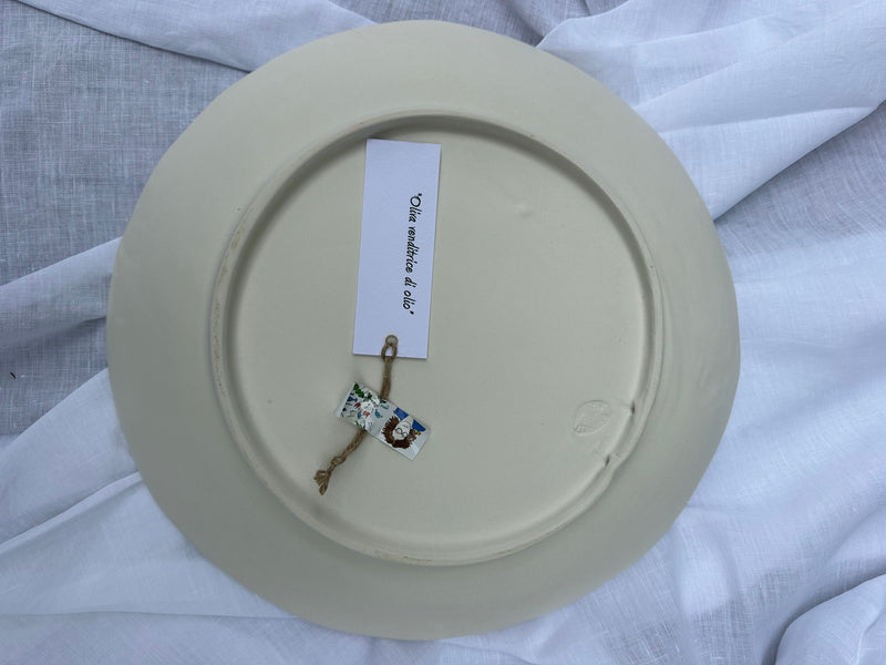 Extra Large Round Platter ~ Patrizia Italiano ~ Oliva