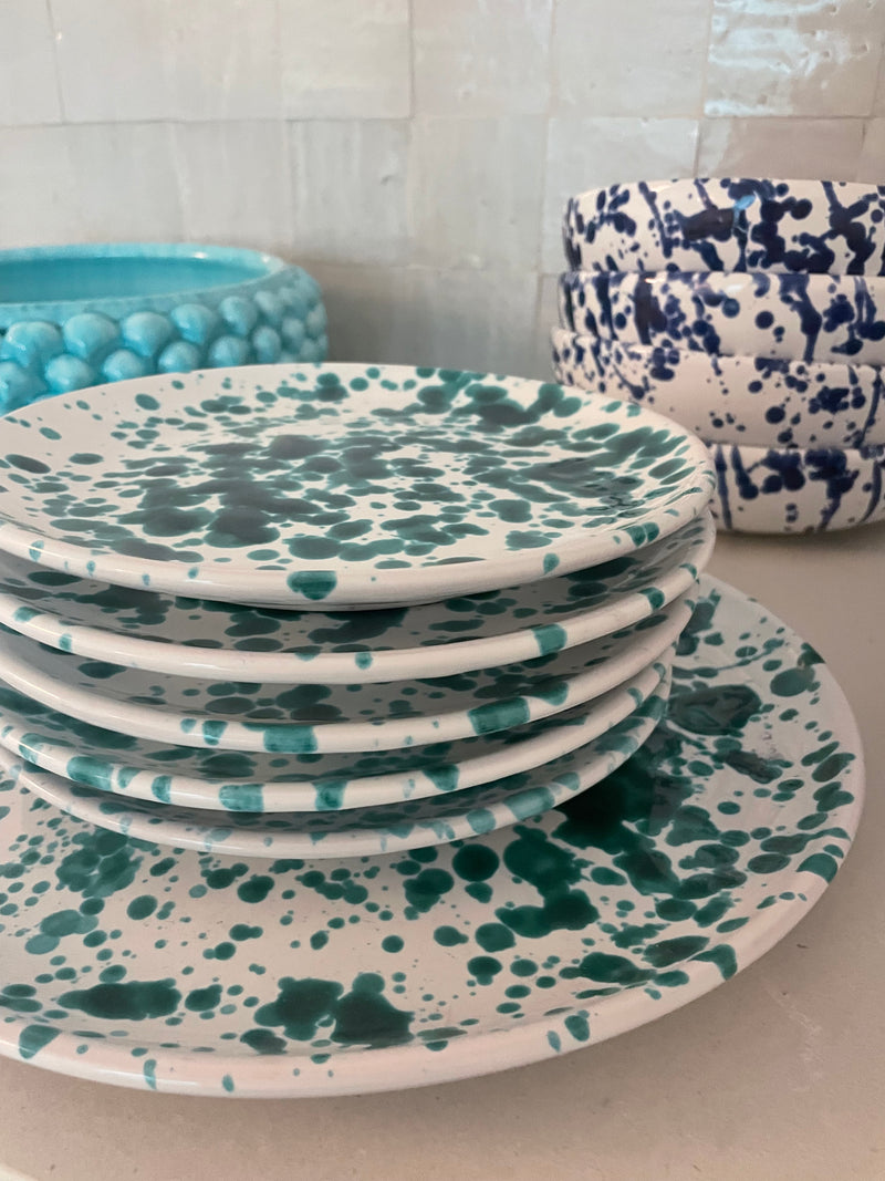 Salina Splatter bowl  ~ Il Mare Collection ~ Verde