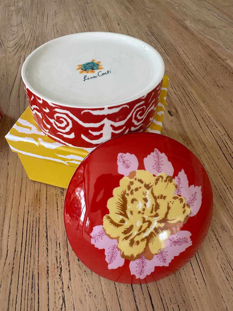 Lisa Corti Trinket Box ~ Indian Red Tiger