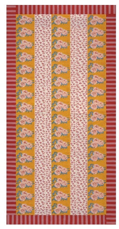 Lisa Corti ~ Leopard Sky Gold ~ Tablecloth 180 x 350