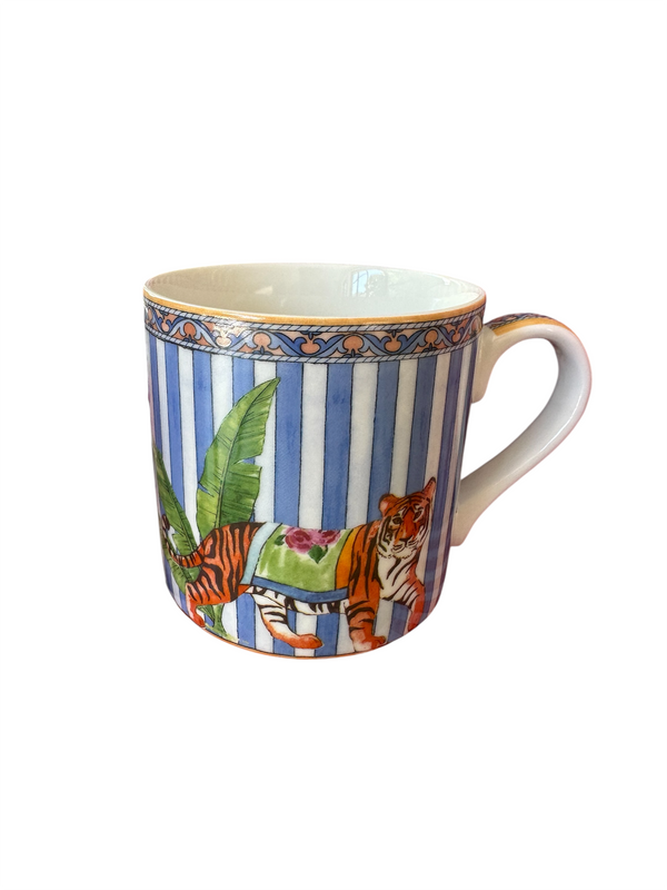 Lisa Corti Porcelain Mug ~ Sariska Blue