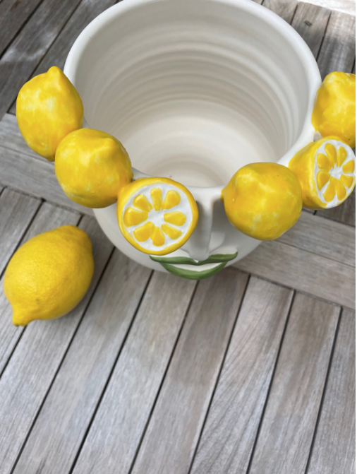 La Domitilla ~  Seller of Lemons ~ Head Vase ~ Medium