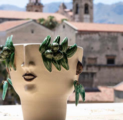 PRE ORDER Oliva Head Vase ~ grande